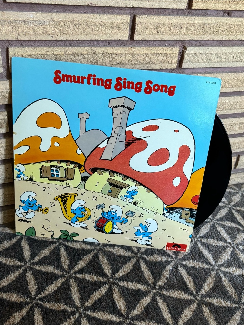 80's "Smurfing Sing Song" Record - 80's Smurf Album - 80's Cartoon TV Show Music